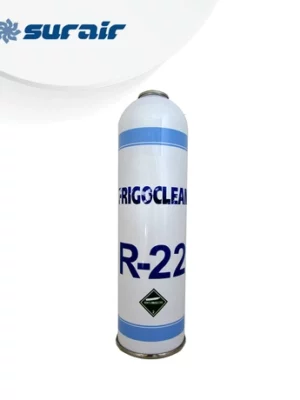 Garrafa FRIGOCLEAN de R22 en envase de 0,90 kg