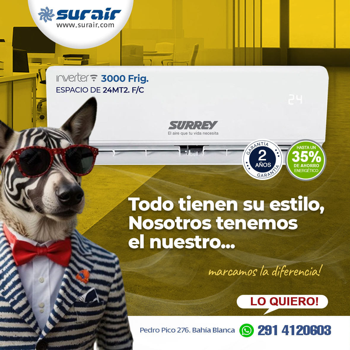 Surrey Split Inverter Smart 3000 frío/calor