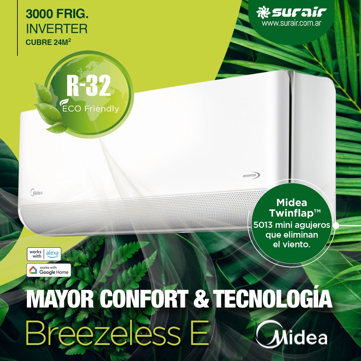 Aire Acondicionado Midea Breezeless E: Innovación, Estilo y Tecnología para un Clima Perfecto