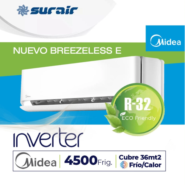 Aire Midea Breezeless 4500