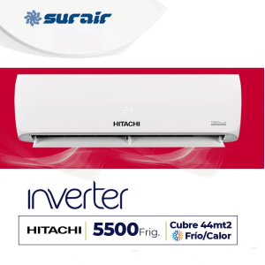 Aire Acondicionado Split Inverter Hitachi 5500 Frio/Calor